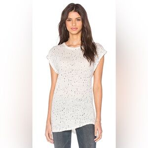 IRO Jeans Clay Distressed Tee Size Small